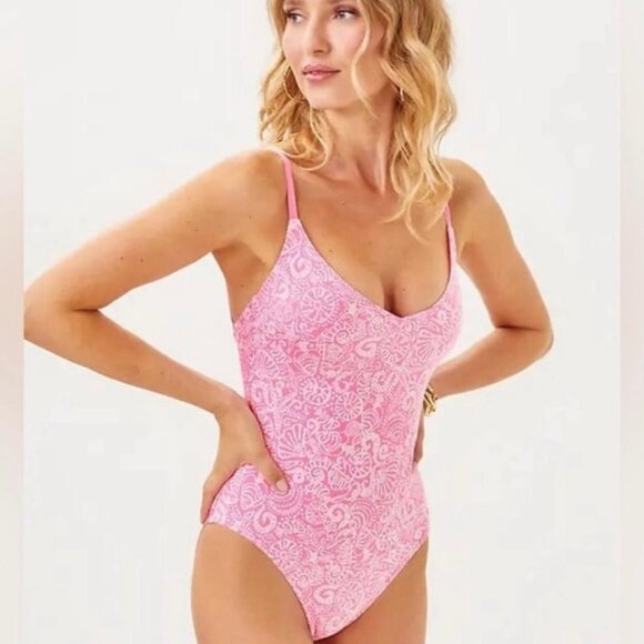 Lilly Pulitzer Lynn One-Piece Swimsuit Size 14 NWOT - Picture 8 of 8